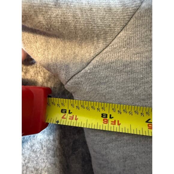 SUPERDRY Organic Cotton Gray Vintage Logo Loopback Sweatshirt - Small - Picture 8 of 9